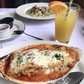 Brunello Ristorante - Lasagna (foreground) and gnocchi (background) - Seafood Near Me - Seattle, Washington Brunello Ristorante - Lasagna (foreground) and gnocchi (background) - Seafood Near Me - Seattle, Washington