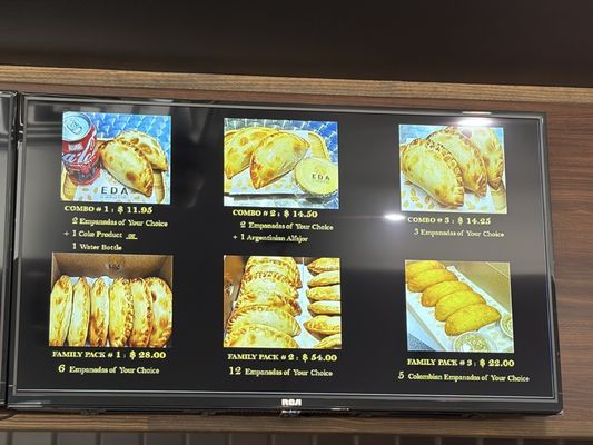 Menu photo 4 EDA - Empanadas De Acá San Antonio, TX
