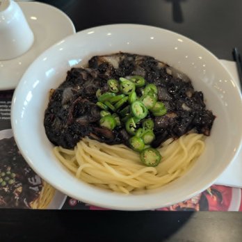 Paik's Noodle - Chili Jjajangmyeon (고추 짜장면) - Korean Near Me - Chino Hills, California