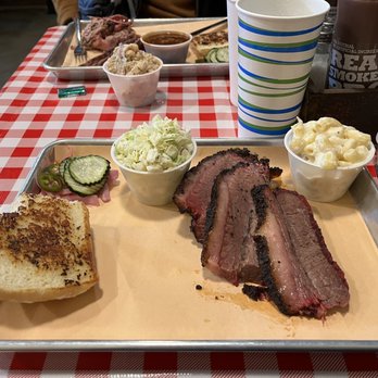 Canyons Barbeque - Brisket with sides and drinks! - Barbeque Near Me - Castro Valley, California