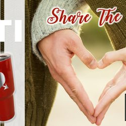 Show your love with a matching pair of custom powder coated and etched tumblers. Put a heart that is complete with the two m...