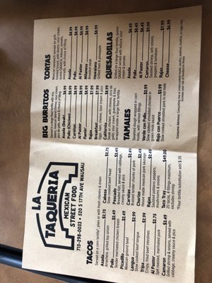 Menu photo 4 La Taqueria Wausau, WI Menu photo 4 La Taqueria Wausau, WI