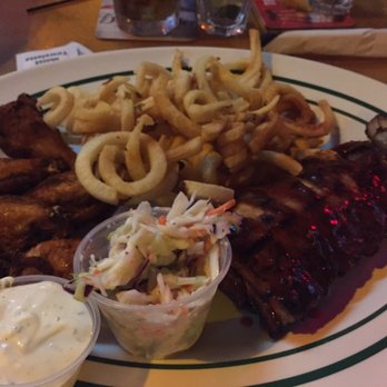 Flanigan's - Rib & Wing combo w fries - American Near Me - Oakland Park, Florida