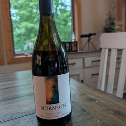 Bjornson Vineyard - Bottle of Gamay safely shipped to my house when weather was right