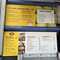 Dog In The Park - Menu