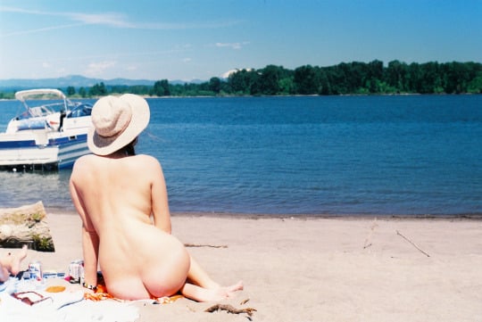 Collins Beach (clothing optional) by null