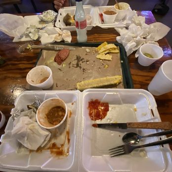 Hard Eight BBQ - The aftermath - Barbeque Near Me - Coppell, Texas