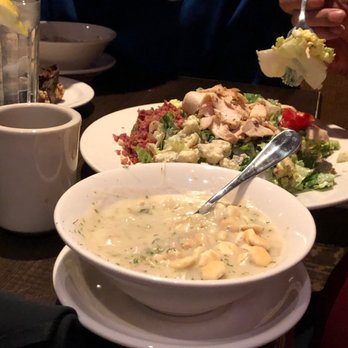 Claim Jumper Restaurants - Bowl of clam chowder and a Cobb salad for my brother - American Near Me - Las Vegas, Nevada Claim Jumper Restaurants - Bowl of clam chowder and a Cobb salad for my brother - American Near Me - Las Vegas, Nevada