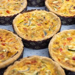Fresh Baguette - Vegetable and feta quiche