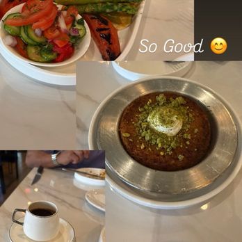 Pera Mezze House - Sampler and dessert and coffee - Mediterranean Near Me - Roseville, California Pera Mezze House - Sampler and dessert and coffee - Mediterranean Near Me - Roseville, California