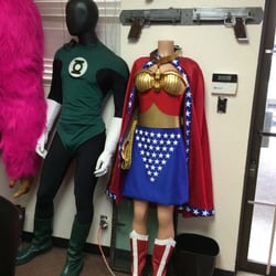 Alex In Wonderland - Green lantern and Wonder Woman made by Alex for WB, plus weapons made by Mike