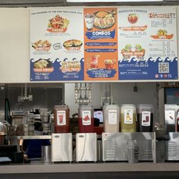 Menu as of May 2026 Menu as of May 2026