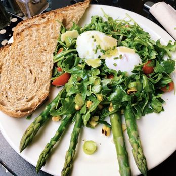 Urth Caffé-Pasadena - Eggs Verdé- so light and flavorful - Cafes Near Me - Pasadena, California