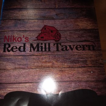 Niko's Red Mill Tavern - Menu cover - Burgers Near Me - Woodstock, Illinois Niko's Red Mill Tavern - Menu cover - Burgers Near Me - Woodstock, Illinois