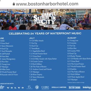 Summer in the City - Schedule - Festivals Near Me - Boston, Massachusetts Summer in the City - Schedule - Festivals Near Me - Boston, Massachusetts