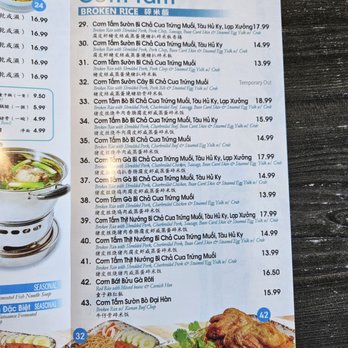 Com Tam Kieu - Menu 9/13/25 - Vietnamese Near Me - San Gabriel, California