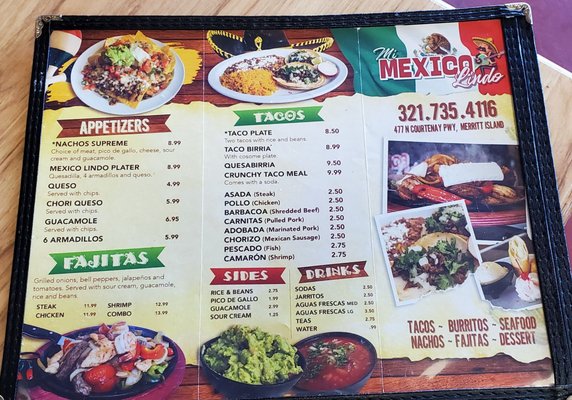 Menu photo 2 Mi Mexico Lindo Merritt Island, FL Menu photo 2 Mi Mexico Lindo Merritt Island, FL