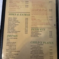 Zapata - Menu