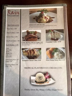 Menu photo 4 Rain Thai and Sushi Bar Atlanta, GA