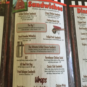 Ray's Harvest House - the menu - American Near Me - Albany, Ohio