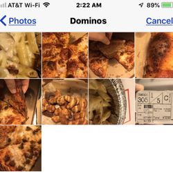 Domino's Pizza - We paid $32.93 for this burned food.