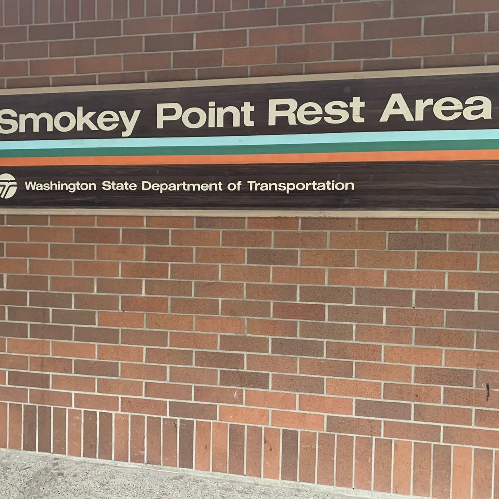 The Smokey Point Rest Area on Southbound I-5. The Smokey Point Rest Area on Southbound I-5.