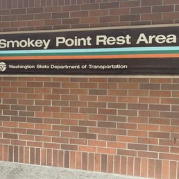 The Smokey Point Rest Area on Southbound I-5.