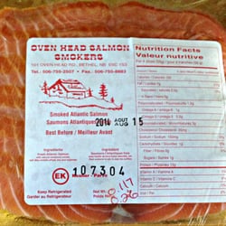 Oven Head Salmon Smokers - Sliced smoked salmon