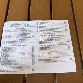 Com Tam Thien Huong - Menu 1 - Vietnamese Near Me - San Jose, California
