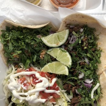 Tacos De Oro - Three asada and one pollo taco. So good! - Food Trucks Near Me - Zephyrhills, Florida Tacos De Oro - Three asada and one pollo taco. So good! - Food Trucks Near Me - Zephyrhills, Florida