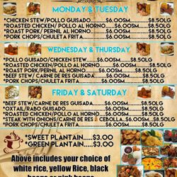 La Isla Restaurant - Daily specials