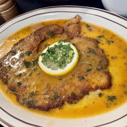 Milanese Coletta- breaded veal with a lemon butter sauce. So good! Milanese Coletta- breaded veal with a lemon butter sauce. So good!