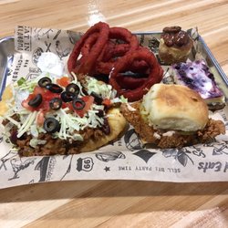 K66 Takeover Cafe - Today's takeover restaurant was Chriche, and they were slaying with their regional slider/sandwich selection.