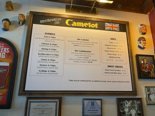 Menu photo 7 Camelot Fish & Chips Pacifica, CA