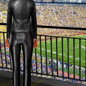 Michigan Stadium - View from an upper balcony. Last year or maybe two years ago. - Stadiums & Arenas Near Me - Ann Arbor, Michigan Michigan Stadium - View from an upper balcony. Last year or maybe two years ago. - Stadiums & Arenas Near Me - Ann Arbor, Michigan