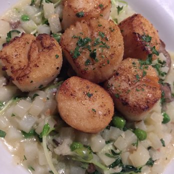 Prezo - Scallops on potato "risotto" - Italian Near Me - Milford, Massachusetts Prezo - Scallops on potato "risotto" - Italian Near Me - Milford, Massachusetts
