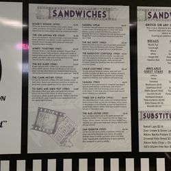 Bogie's Downtown Deli - Menu 1-23-26