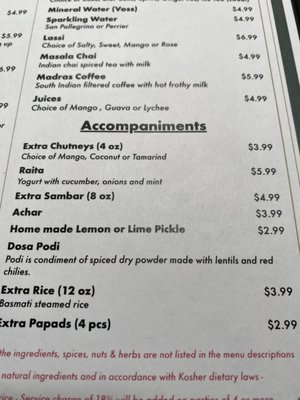Menu photo 5 Ahimsa New York, NY