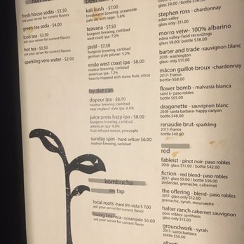 The Plot - Drink menu - Vegan Near Me - Oceanside, California The Plot - Drink menu - Vegan Near Me - Oceanside, California