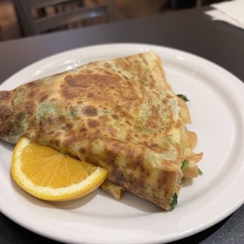 Amazing Crepes - Brie Cheese, Basil Pesto & Greens - Creperies Near Me - Whitefish, Montana Amazing Crepes - Brie Cheese, Basil Pesto & Greens - Creperies Near Me - Whitefish, Montana