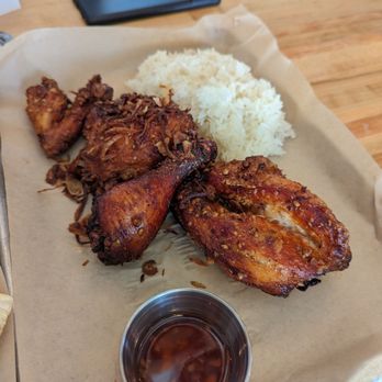Hat Yai - Hat yak for two, chicken and sticky rice part - Thai Near Me - Portland, Oregon Hat Yai - Hat yak for two, chicken and sticky rice part - Thai Near Me - Portland, Oregon
