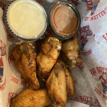 Fat Boys Pizza - Wings with Fat Boy's sauce - Pizza Near Me - Baton Rouge, Louisiana