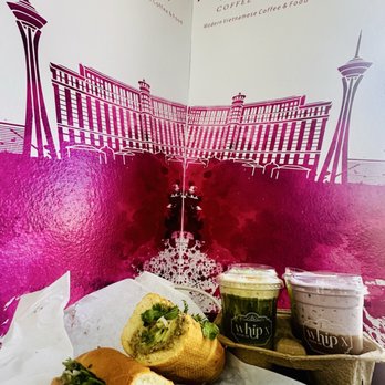 Whip X Banh Mi - #2 The Classic w/o cold cut $9.99 MATCHA Banana brulee $6.50 Ube Coffee $6 - Vietnamese Near Me - Las Vegas, Nevada Whip X Banh Mi - #2 The Classic w/o cold cut $9.99 MATCHA Banana brulee $6.50 Ube Coffee $6 - Vietnamese Near Me - Las Vegas, Nevada