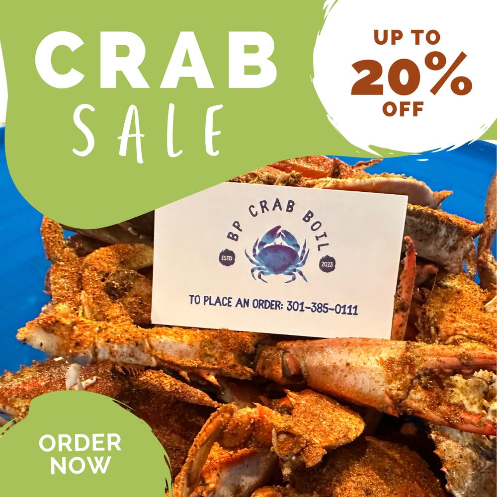 BP CRAB BOIL Updated September 2024 Waldorf, Maryland Food