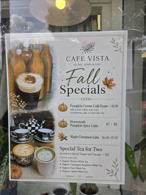 Menu photo 1 Cafe Vista Ridgefield Park, NJ Menu photo 1 Cafe Vista Ridgefield Park, NJ