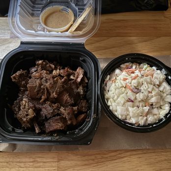 Q-BBQ - Burnt ends with Cole slaw - Barbeque Near Me - La Grange, Illinois Q-BBQ - Burnt ends with Cole slaw - Barbeque Near Me - La Grange, Illinois