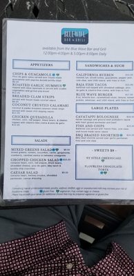 Menu photo 3 Blue Wave Bar & Grill San Diego, CA Menu photo 3 Blue Wave Bar & Grill San Diego, CA