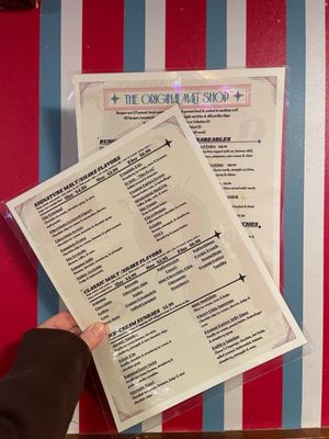 Menu photo 1 The Original Malt Shop Roseville, MN