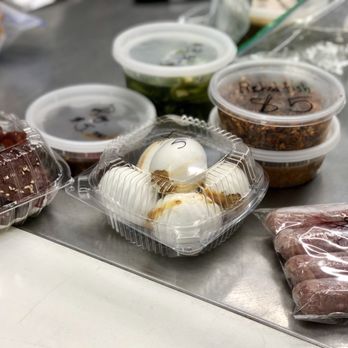 Harborside Cuisine  - 10/12/2019: Their pre-made snacks & dipping sauce - Laotian Near Me - San Diego, California