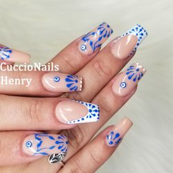 NC Cuccio Nails & Spa - Blue Flower
